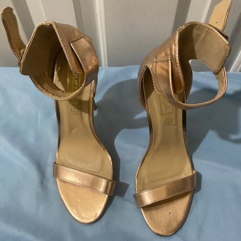 Truffle Collection Gold High Heels